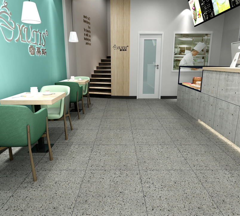 Pepper tiles on Matt Surface of Glazed Ceramic Tile use in Flooring 600x600mm-3D6310-